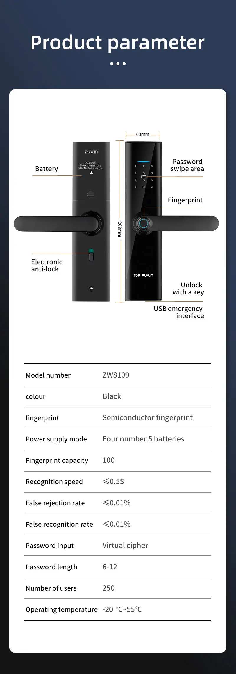 Interior Door Lock