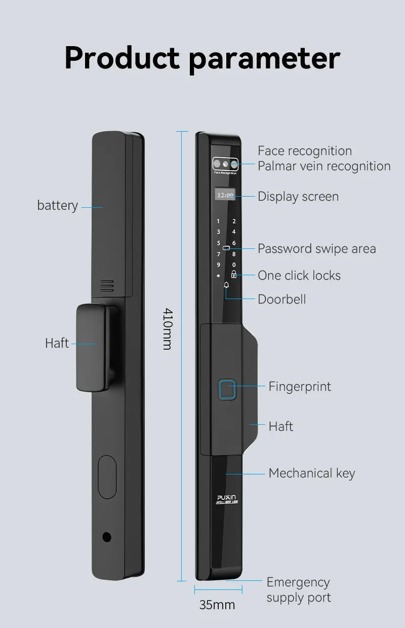 Aluminum Keyless Door Lock