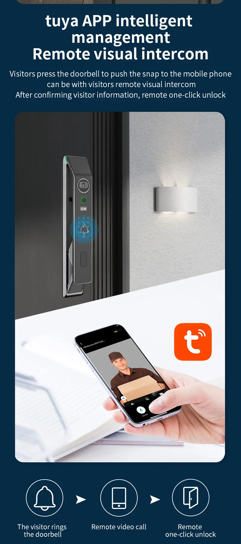 Fingerprint Waterproof Outdoor Garden Lock